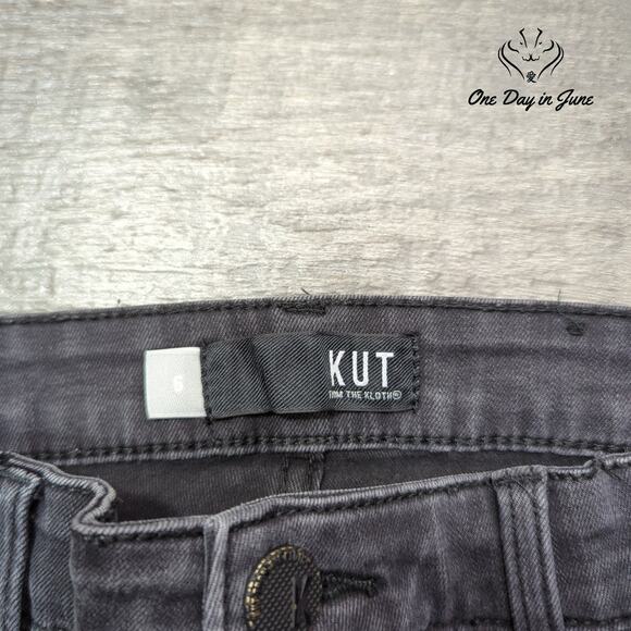 Kut from the Kloth Gray Skinny Jeans - Picture 2 of 6